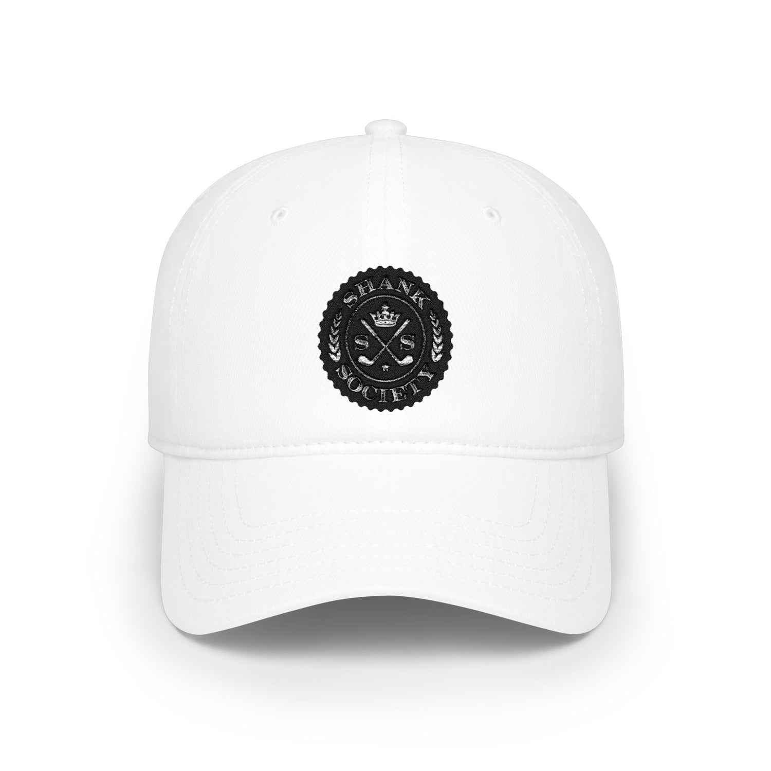SHANK SOCIETY (main seal) Low-Profile Embroidered Golf Hat