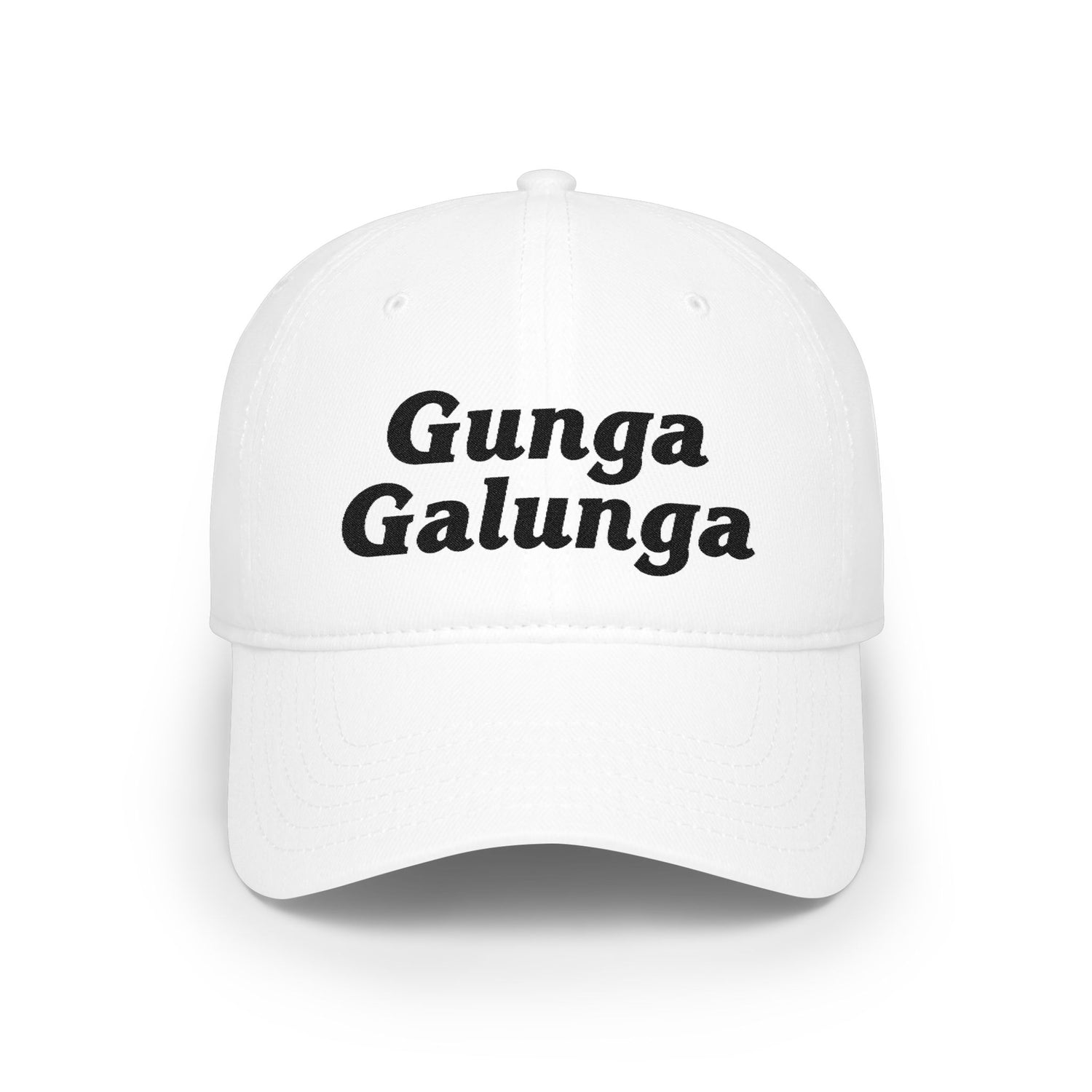 Gunga Galunga (black) Low-Profile Embroidered Golf Hat