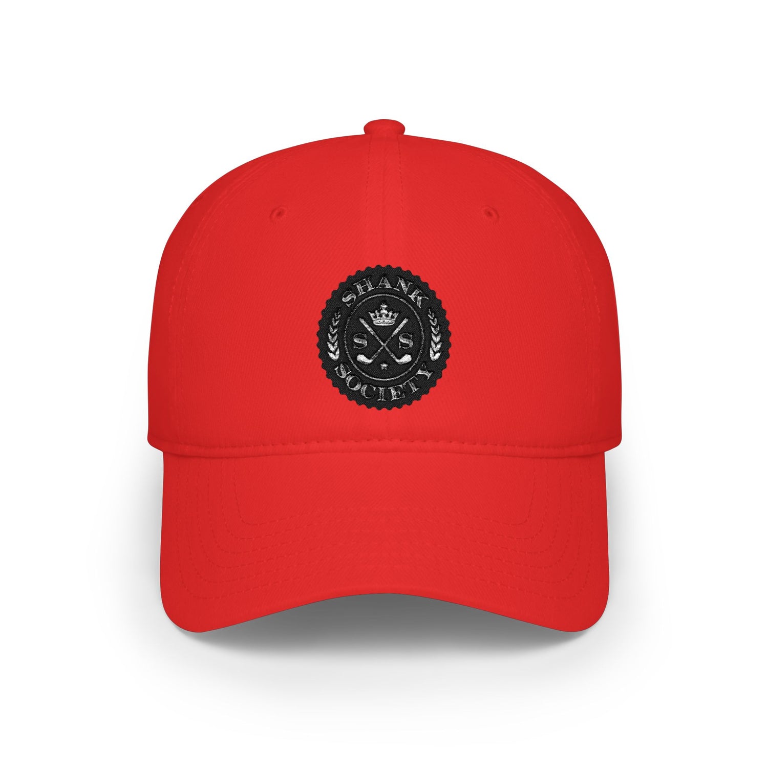SHANK SOCIETY (main seal) Low-Profile Embroidered Golf Hat