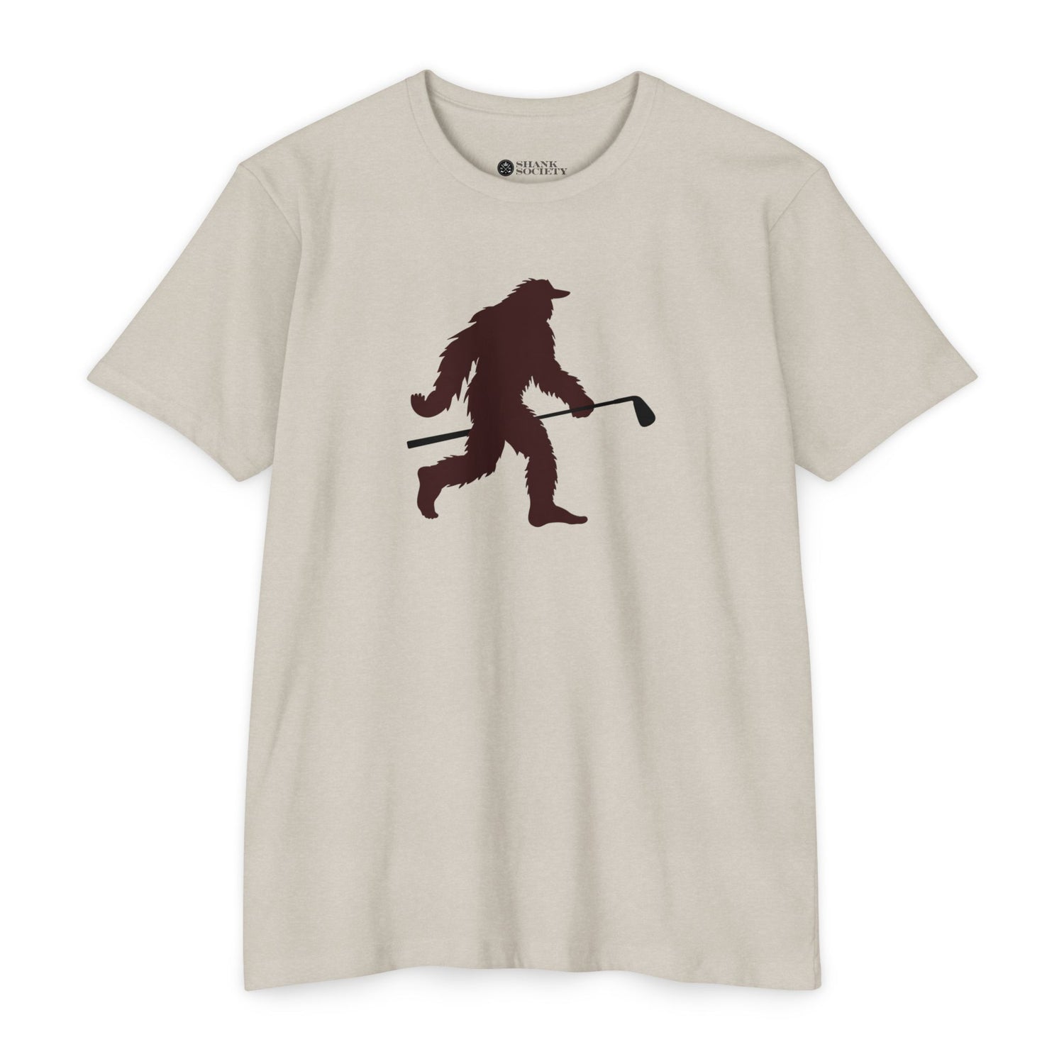 Shanksquatch (brown) Golf T-Shirt