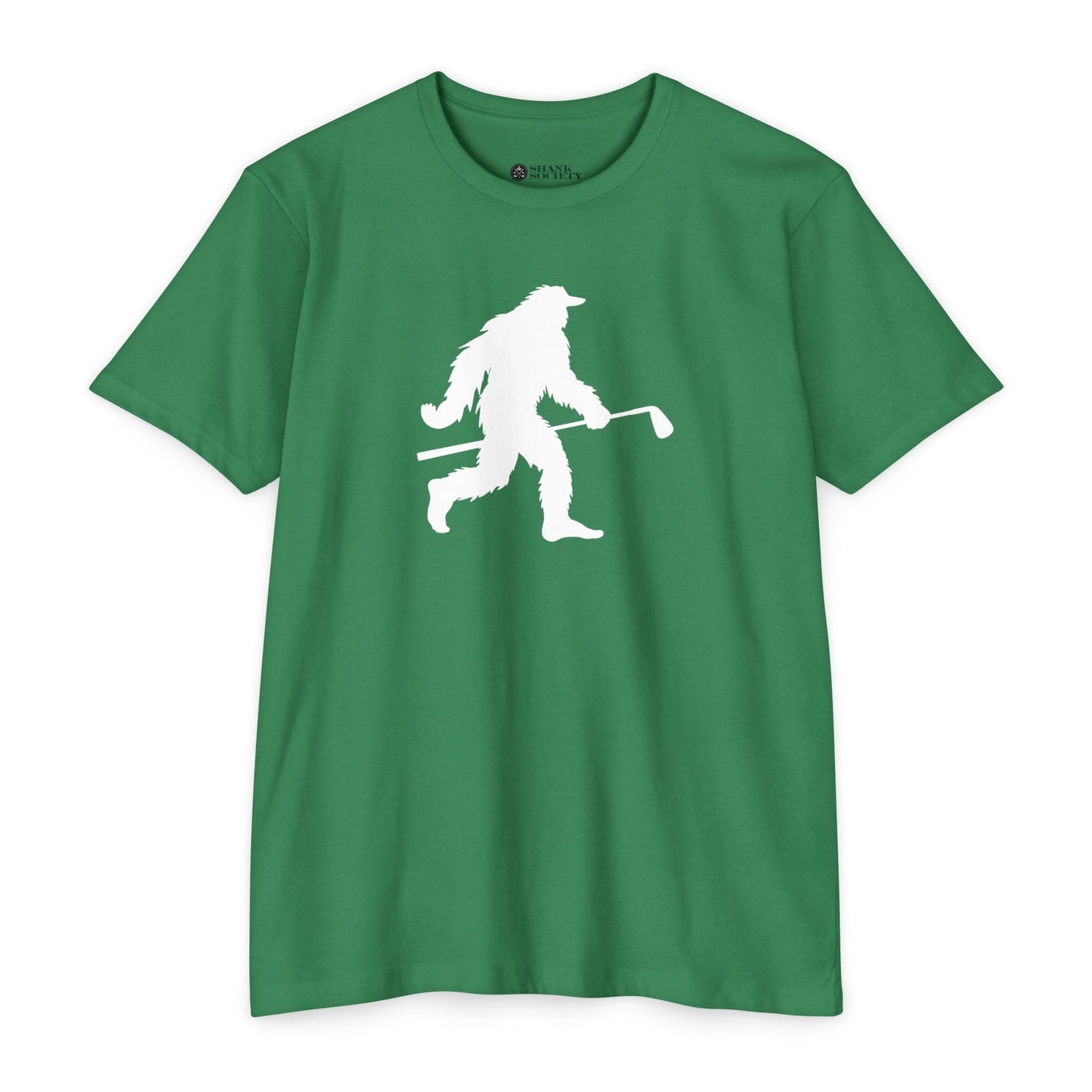 Shanksquatch (white) Golf T-Shirt